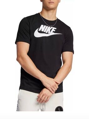 Nike Men's Black Logo Short-Sleeve Tee NWT